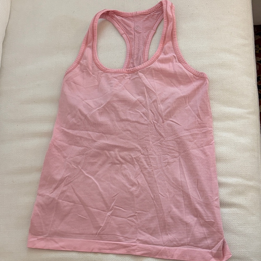 Stylish Pink Racerback Tank Top